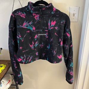 Adidas cropped fleece